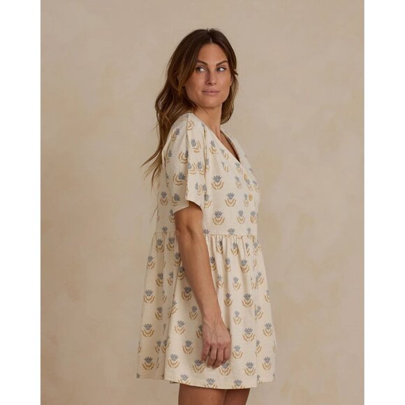 Rylee & Cru Flora Button Jersey Mini Dress Size Medium 41942 - Picture 3 of 12